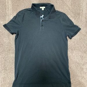 Men's Authentic Burberry Brit Faded Black Polo